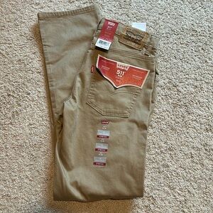 Levi's Boys' 511 Slim Fit Uniform Pants - Sz 16 Stretch 28x30